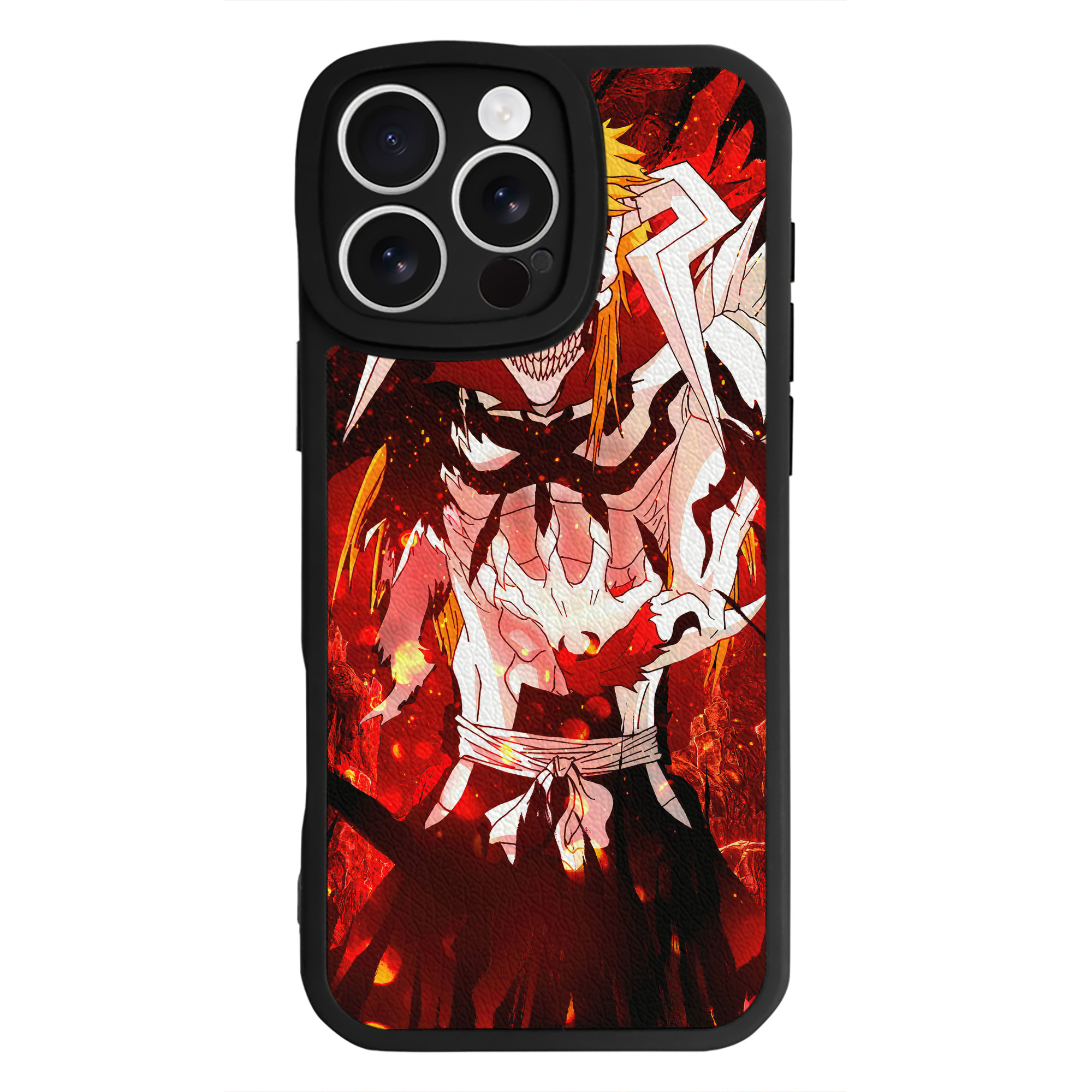 （画像用） ブリーチ BLEACH 【iPhone 16シリーズ対応】シリコンスマホケース（レザー調） 材質：シリコン
